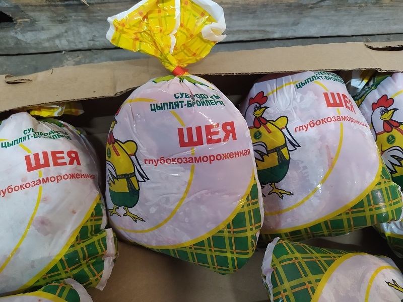 Замороженная куриная шея «СИТНО» купить крупным и мелким оптом в Москве по ценам производителя