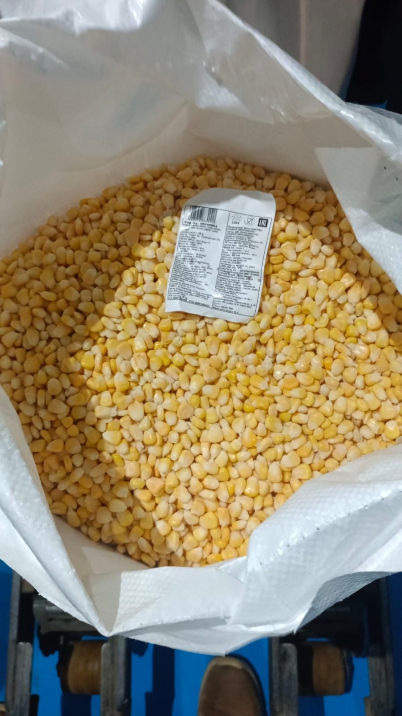 Замороженное зерно сладкой кукурузы цельное от производителя из Индии купить оптом по низкой цене