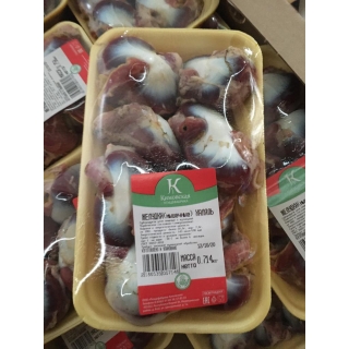Утиные желудки мышечные, подложка, ГОСТ 31657-2012, HALAL, «Кимовская птицефабрика», Марий Эл - 1 Утиные желудки мышечные, подложка, ГОСТ 31657-2012, HALAL, «Кимовская птицефабрика», Марий Эл - фото - 1
