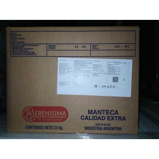 Сливочное масло 82,5 в блоках 25 кг из Аргентины от производителя Mastellone купить оптом в Москве