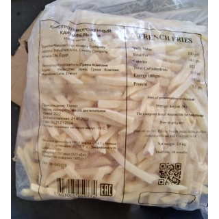 Картофель фри зам от производителя Greeny Company купить дёшево мелким оптом в Москве по низкой цене