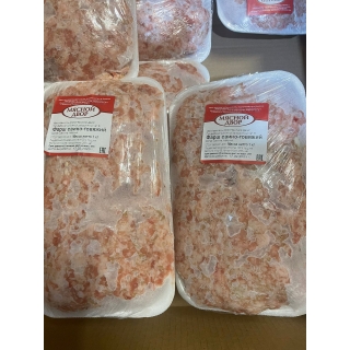 Замороженный фарш из свинины и говядины купить оптом в Москве по ценам производителя Мясной двор