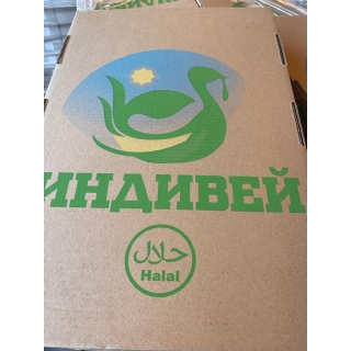Шея индейки замороженная «Халяль» (монолит) «ИНДИВЕЙ» купить оптом в Москве по цене производителя
