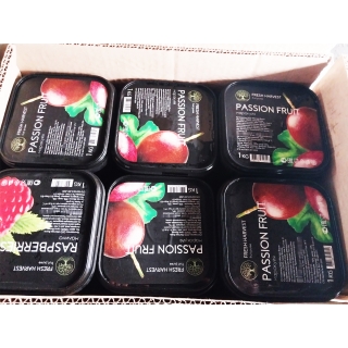 Замороженное фруктовое пюре Маракуйя «FRESH HARVEST» купить оптом в Москве по ценам производителя