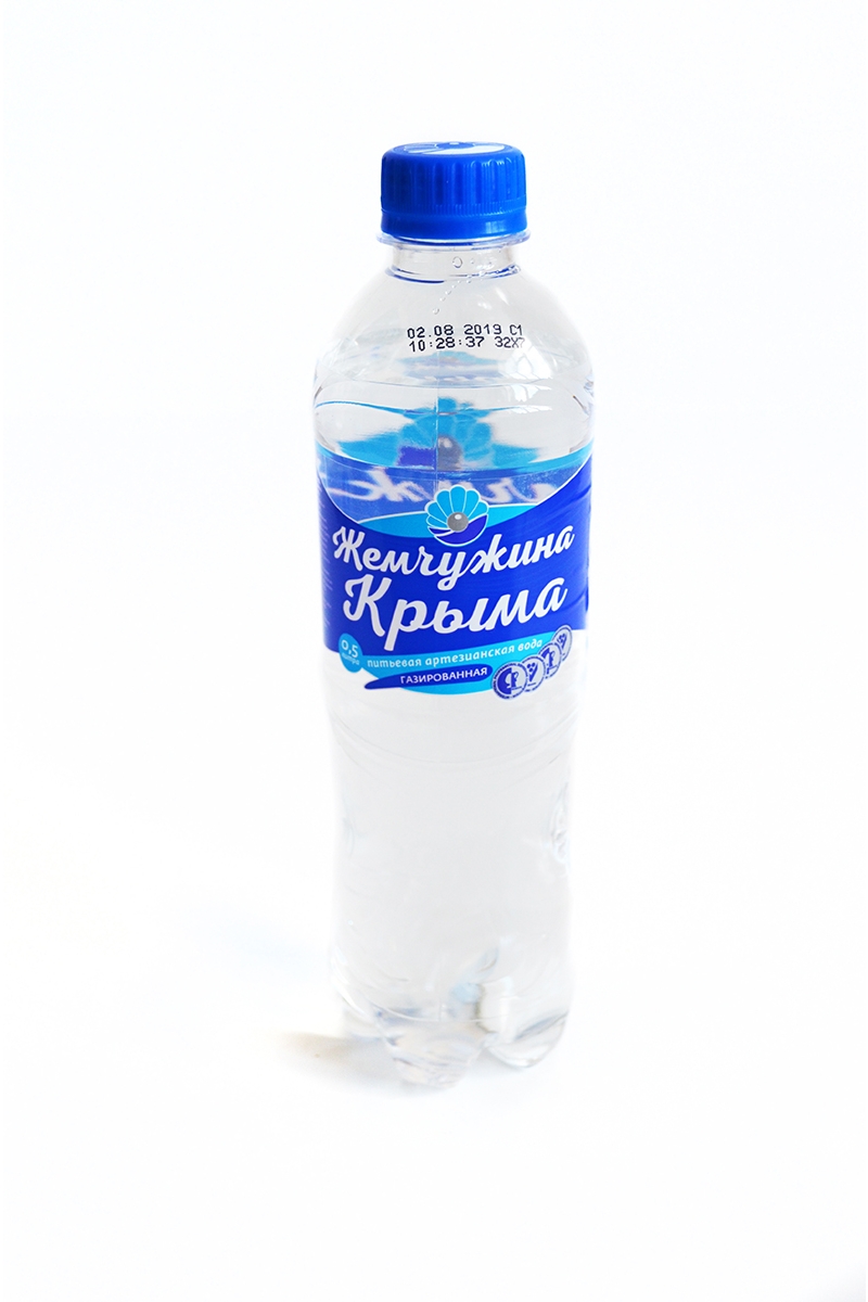 Жемчужина Крыма 0,5 л вода газированная, 12 шт - фото - 1