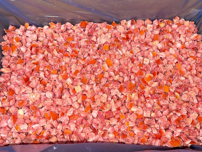 Замороженные томаты кубик купить овощи мелким оптом недорого в Москве по цене производителя ОВОЩПРОМ