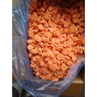 Замороженная морковь шайба с волнистым срезом мелким оптом дёшево в Москве по цене производителя
