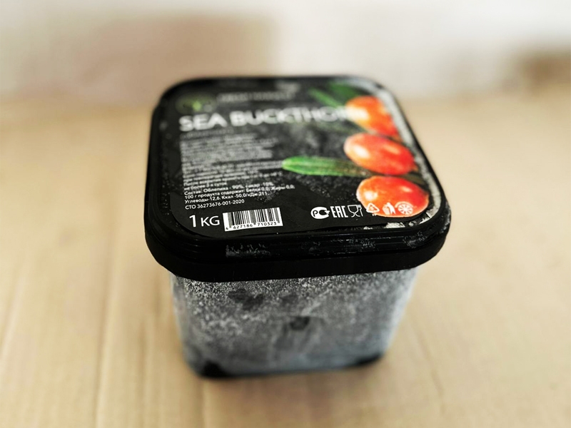 Замороженное пюре из ягоды «FRESH HARVEST» Облепиха купить оптом в Москве по ценам производителя