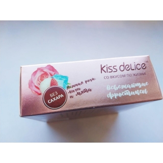 Фростиксы освежающие KISS DELICE - Нежная Роза, Личи и Мята - 50 гр без сахара купить оптом