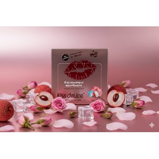 Леденцы без сахара «KISS DELICE» - Нежная Роза, Личи и Мята - 50 гр - купить оптом по низкой цене