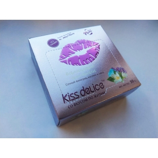 Фростиксы освежающие KISS DELICE - Сочный Виноград, Жасмин и Мята - 50 гр без сахара купить оптом