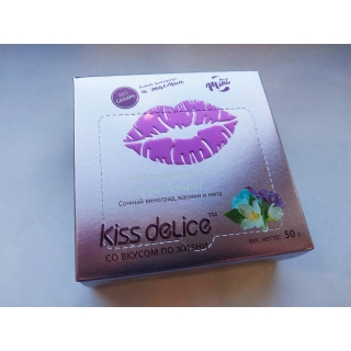 Фростиксы освежающие KISS DELICE - Сочный Виноград, Жасмин и Мята - 50 гр без сахара купить оптом