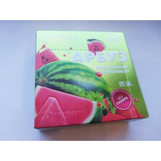 Фростиксы освежающие KISS DELICE - Сочный Арбуз mint - 50 гр без сахара купить оптом по низким ценам