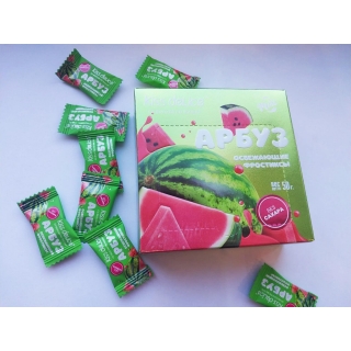 Фростиксы освежающие KISS DELICE - Сочный Арбуз mint - 50 гр без сахара купить оптом по низким ценам