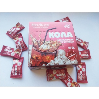 Фростиксы освежающие KISS DELICE - Кола (mint) - 50 гр без сахара купить оптом по низкой цене