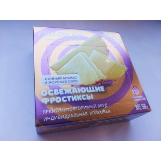 Фростиксы освежающие KISS DELICE - Сочный Ананас и морская соль - 50 гр без сахара купить оптом