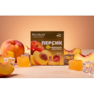 Леденцы без сахара «KISS DELICE» со вкусом – Освежающий Персик - 50 гр - купить оптом по низкой цене